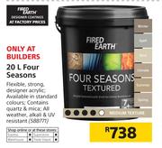 Fired Earth 20Ltr Four Seasons