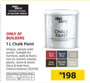 Fired Earth 1Ltr Chalk Paint