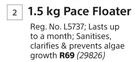 hth 1.5kg Pace Floater