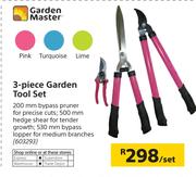 Garden Master 3 Piece Garden Tool Set-Per Set
