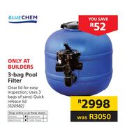 Blue Chem 3 Bag Pool Filter