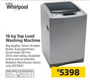 Whirlpool 16kg Top Load Washing Machine