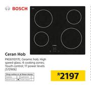 Bosch Ceran Hob PKE611D17E