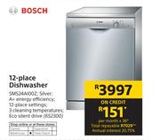 Bosch 12 Place Dishwasher SMS24A100Z