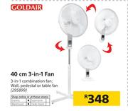 Goldair 40cm 3 In 1 Fan 