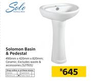 Solo Solomon Basin & Pedestal 