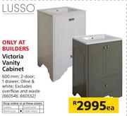 Lusso Victoria Vanity Cabinet-Each