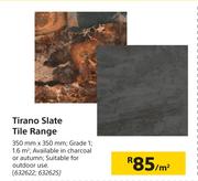 Tirano Slate Tile Range 350mm x 350mm-Per Sqm