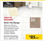 Fired Earth River Tile Range 430mm x 430mm-Per Sqm    