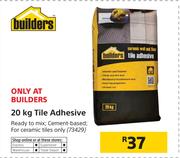 Builders 20kg Tile Adhesive