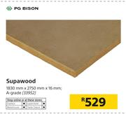 PG Bison Supawood 1830mmX2750mmX16mm Grade A