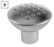 Dull Nickel Stipple Knob 34mm