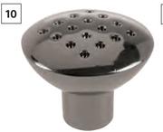 Black Nickel Stipple Knob 34mm