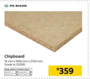 PG Bison Chipboard 16mmX1830mmX2750mm Grade A