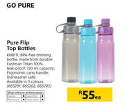 Go Pure Flip Top Bottles-Each