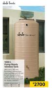 JoJo Tanks 1000L Pump Ready Slimline Tank-1850mm x 760mm