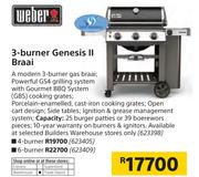 Weber 4 Burner Genesis II Braai