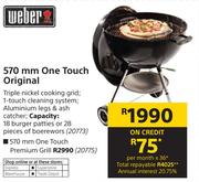 Weber 570mm One Touch Premium Grill