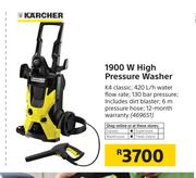 Karcher 1900W High Pressure Washer