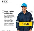 Beck Conti Flame/ Acid Jacket