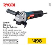 Ryobi 900W 115mm Angle Grinder G-915