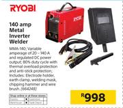 Ryobi 140 amp Metal Inverter Welder MMA-140
