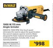 Dewalt Angle Grinder DWE4114