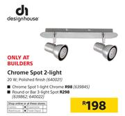 Designhouse 20W Chrome Spot 2-Light