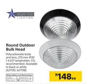 Bright Star Round Outdoor Bulk Head-Each