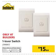 Builders 1-Lever Switch-Each