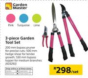 Garden Master 3 Piece Garden Tool Set-Per Set