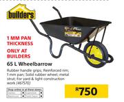 Builders 65Ltr Wheelbarrow