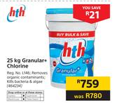 hth 25kg Granular + Chlorine
