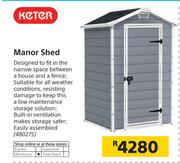 Keter Manor Shed