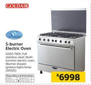 Gold Air 5 Burner Electric Oven GGEO-760S 