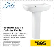 Solo Bermuda Basin & Pedestal Combo