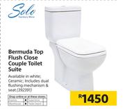 Solo Bermuda Top Flush Close Couple Toilet Suite