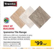 Trento Ipanema Tile Range 430mm x 430mm-Per Sqm