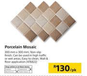 Porcelain Mosaic 300mm x 300mm-Per pk