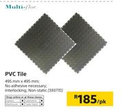 Multi Flor PVC Tile 495mm x 495mm-Per pk