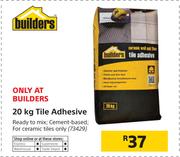 Builders 20kg Tile Adhesive