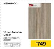 Melawood 16mm Coimbra Linear 2750mmX1830mm-Each