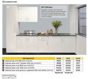 Home & Kitchen DIY Kitchen Cabinet Base Unit 1 Drawer 450mm