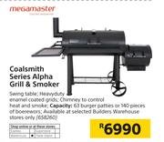 Megamaster Coalsmith Series Alpha Grill & Smoker