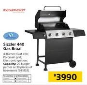 Megamaster Sizzler 440 Gas Braai