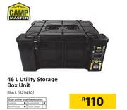 Camp Master 46L Utility Storage Box Unit Black