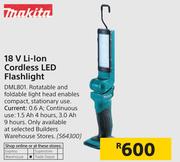 Makita 18V Li-Ion Cordless LED Flashlight