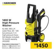 Karcher 1400W High Pressure Washer