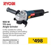 Ryobi 900W 115mm Angle Grinder
