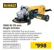 Dewalt 1000W 115mm Angle Grinder